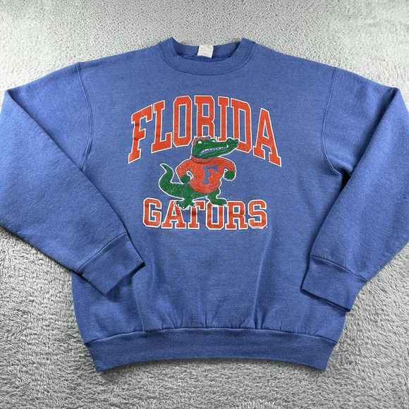 VINTAGE Florida Gators Crewneck Sweater Mens XL Made in USA Fruit of the Loom - Picture 1 of 11
